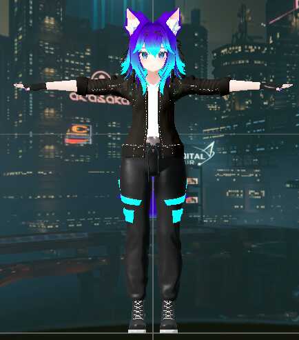 Cyberpunk Jacket for Rindo Screenshot