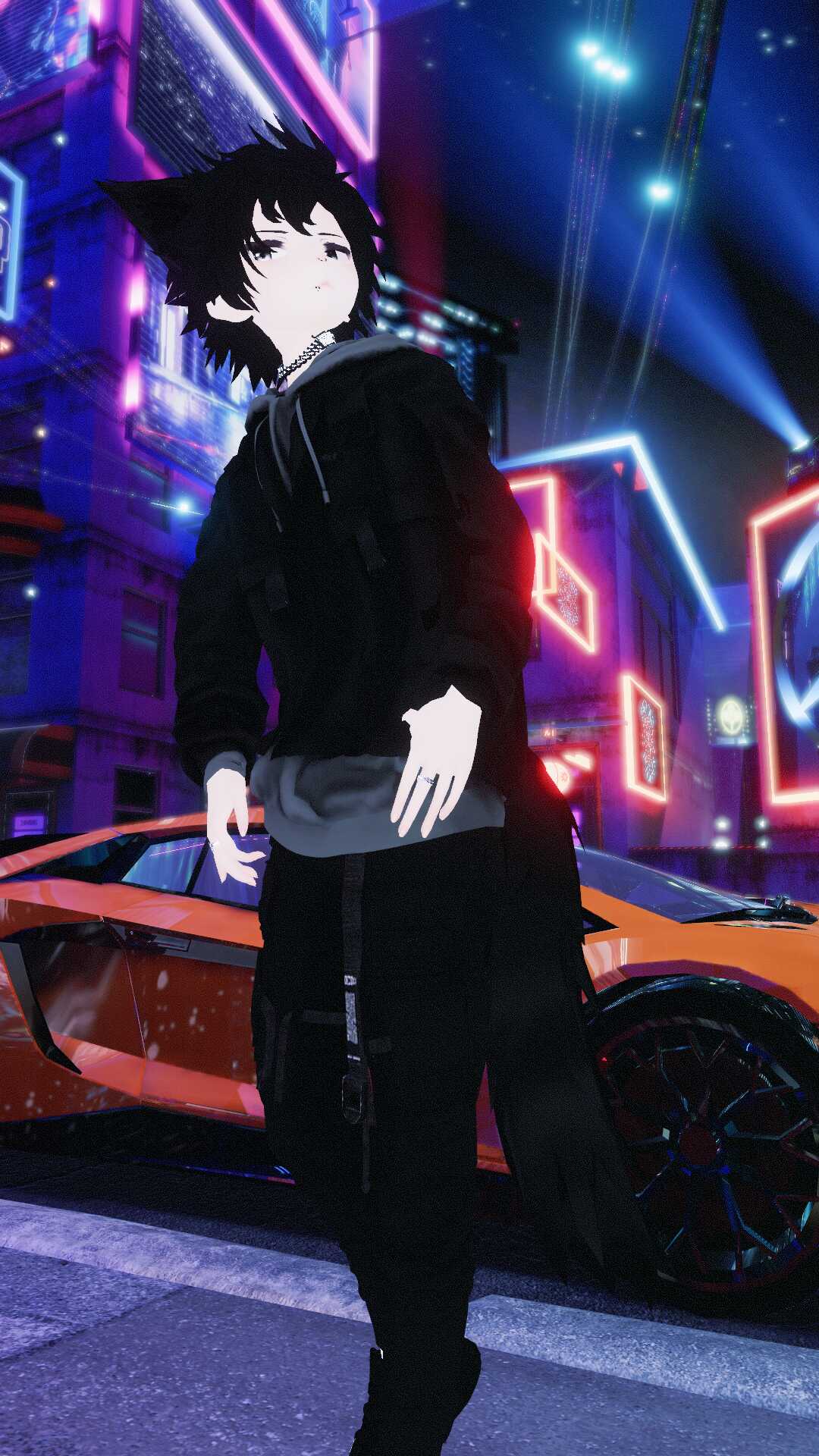 Techwear Wolfboy Screenshot