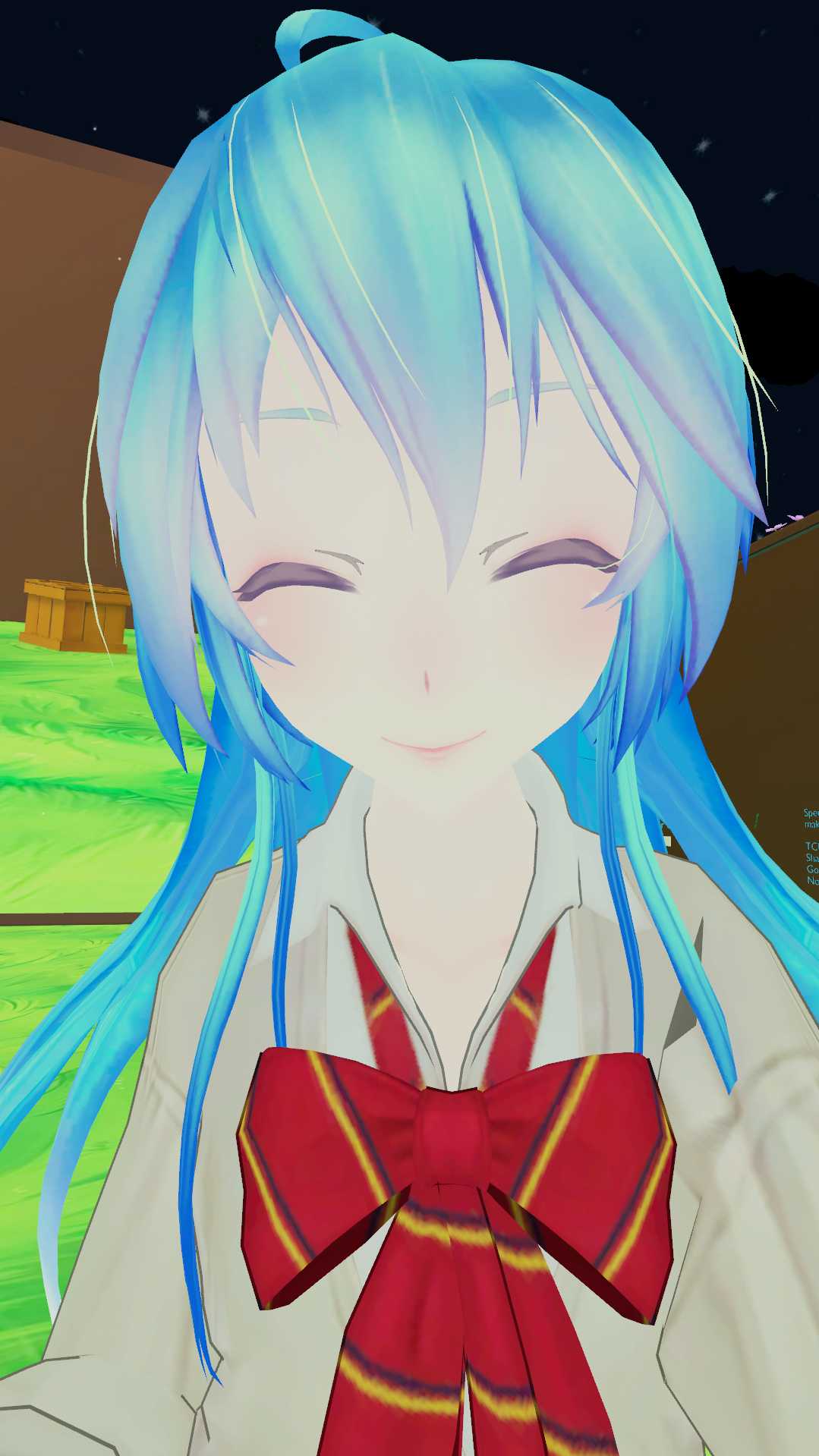 Miku Beige [Flame Particles,Faces,Emotes,Eyetracking etc.] Screenshot