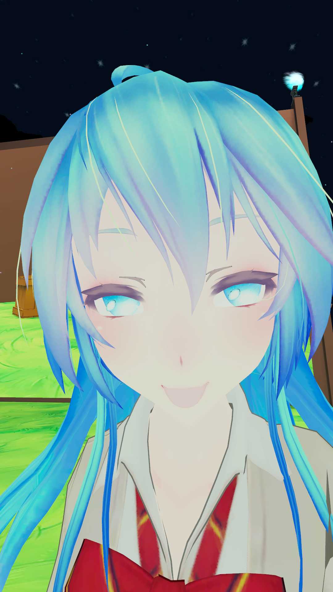 Miku Beige [Flame Particles,Faces,Emotes,Eyetracking etc.] Screenshot