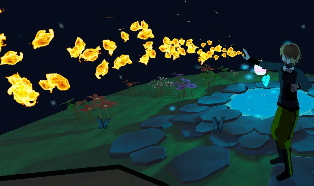 Rinto Kagamine[Read Desc.](Flamethrower, Particle effects,etc) Screenshot