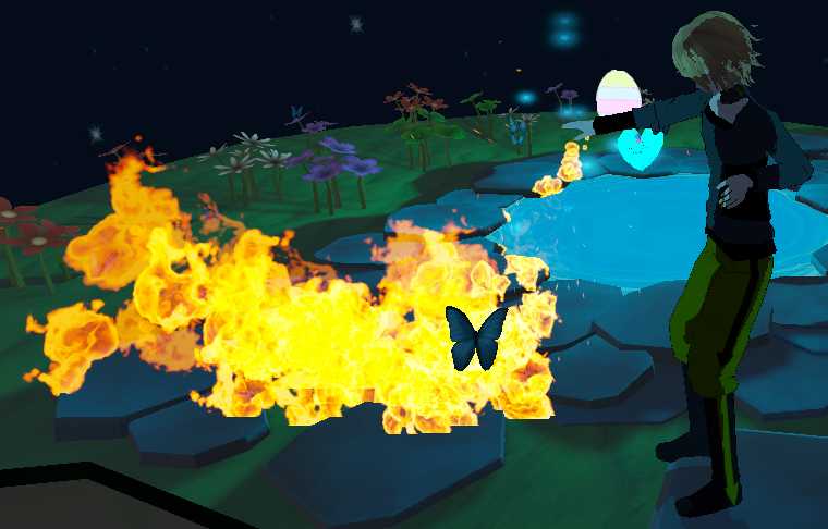 Rinto Kagamine[Read Desc.](Flamethrower, Particle effects,etc) Screenshot