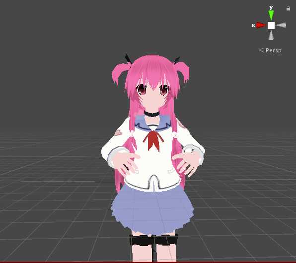 Yui-Nyan V1.0.0 (Dynamic Bones, Eye Tracking, Skirt Hair and Tail Physics Blinking) Screenshot