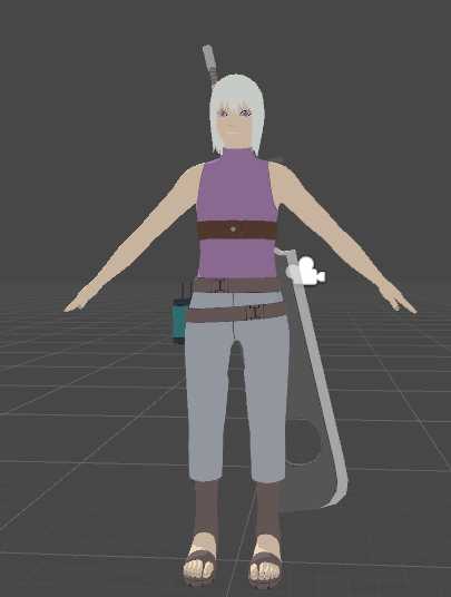 Suigetsu Hozuki (Blinking, Visemes, Dynamic Bones, Animations) Screenshot
