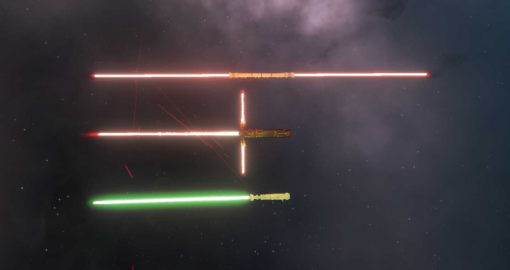 Star Wars - Light Saber Pack (Working Off and On animations with particles) Screenshot