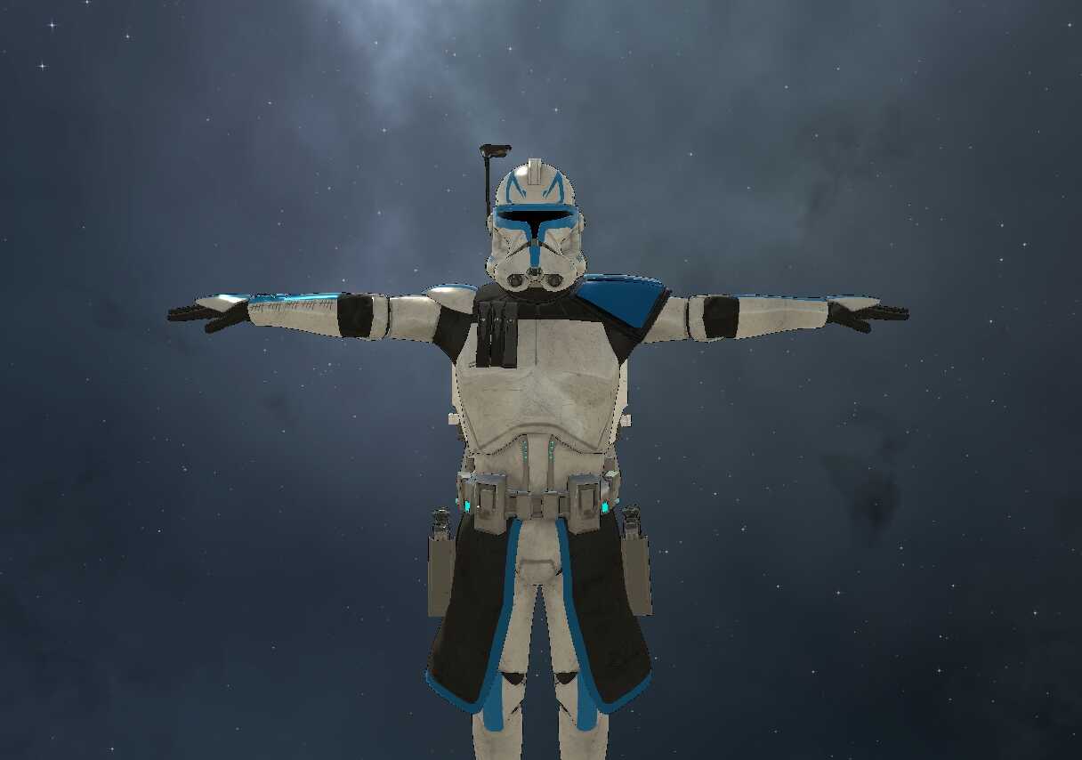 Star Wars - Captain Rex (Full Body, Animations, Dynamic Bones) Screenshot