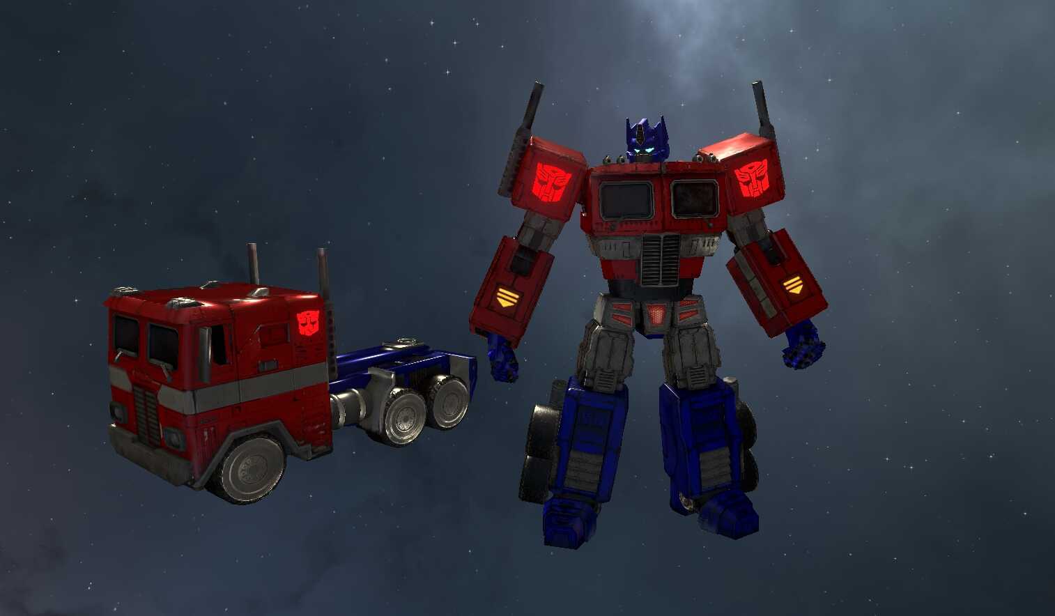 Transformers: Fall Of Cybertron - G1 Optimus Prime (Visemes, Full Body, 2 Textures, Emmission, Transformation, Avatar 3.0) Screenshot