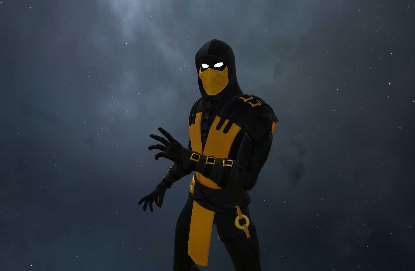 Mortal Kombat - Klassic Scorpion (Fullbody, 1 Texture, Quest Compatible, Dynamic Bones) Screenshot