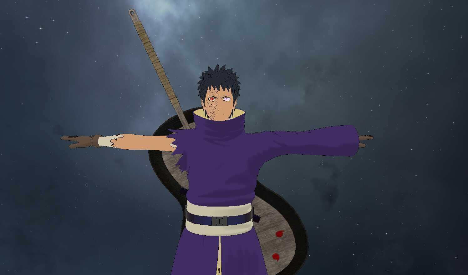 Naruto: Shinobi Striker - Obito Uchiha (Fullbody, 1 Texture, Weapon Toggle) Screenshot