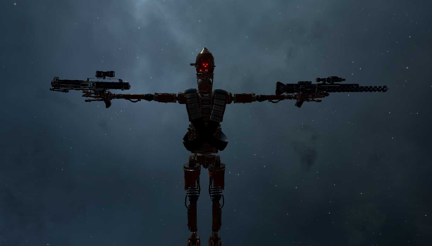 Star Wars: The Mandalorian - IG Droid (Full Body, Weapons ) Screenshot