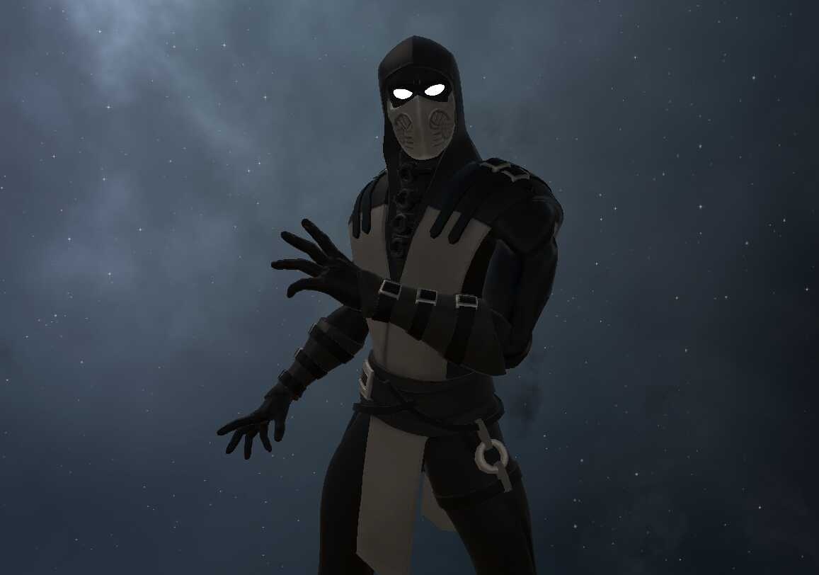 Mortal Kombat - Klassic Smoke (Fullbody, 1 Texture, Quest Compatible, Dynamicc Bones) Screenshot