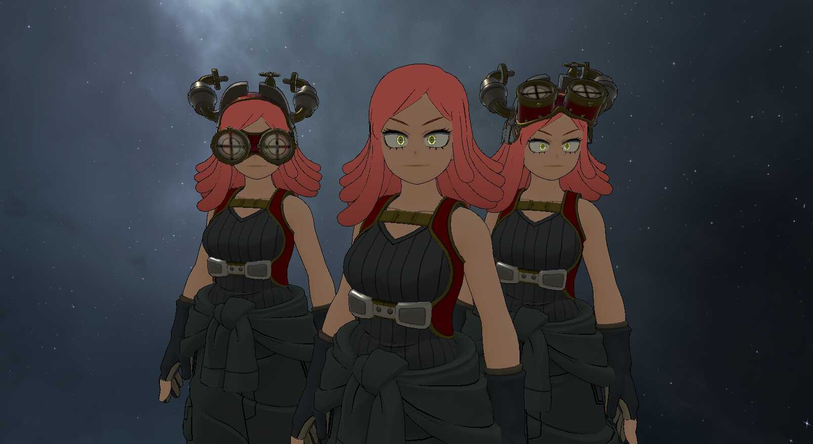 My Hero Academia - Mei Hatsume (Eye Tracking, Full Body, Visemes, Dynamic Bones, 1 Texture, Gear Toggle) Screenshot