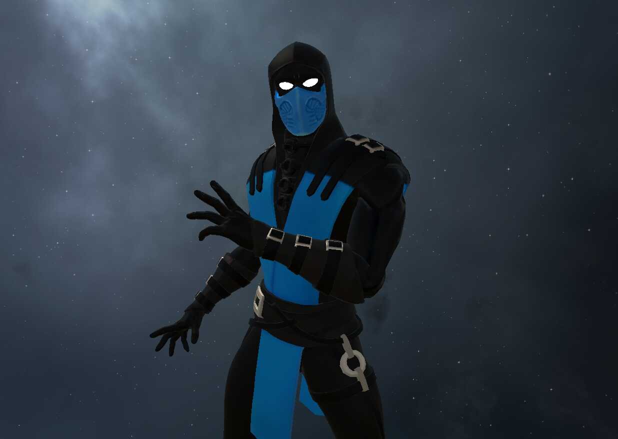Mortal Kombat - Klassic Sub-Zero (Fullbody, 1 Texture, Quest Compatible, Dynamic Bones) Screenshot