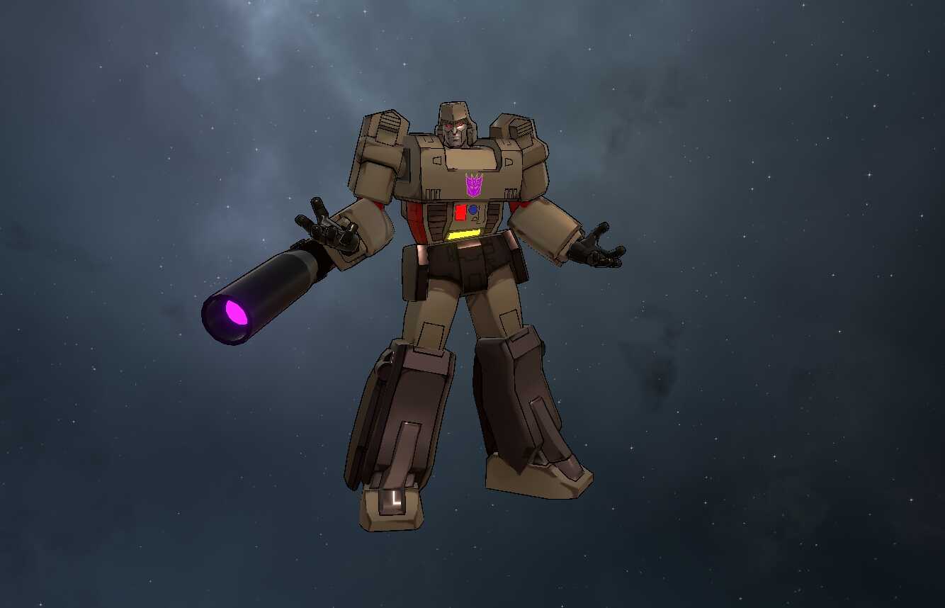 Transformers - Megatron (Fullbody, Transforms, Visemes, Dynamic Bones, 1 Texture, Emmission Map) (Avatar 3.0) Screenshot
