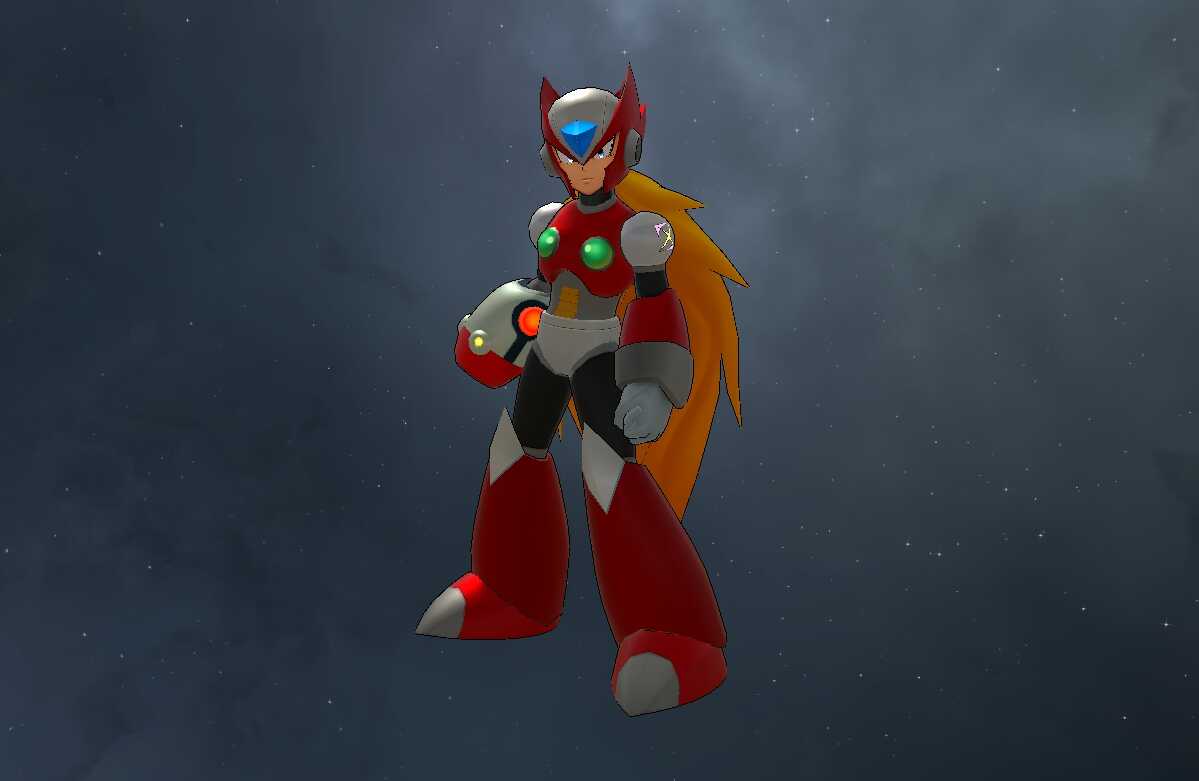 Mega Man X Custom - Classic MK1 Zero (Fullbody, Eye Tracking, Visemes, Dynamics, Buster Toggle, 2 Tex, Emmission) Screenshot