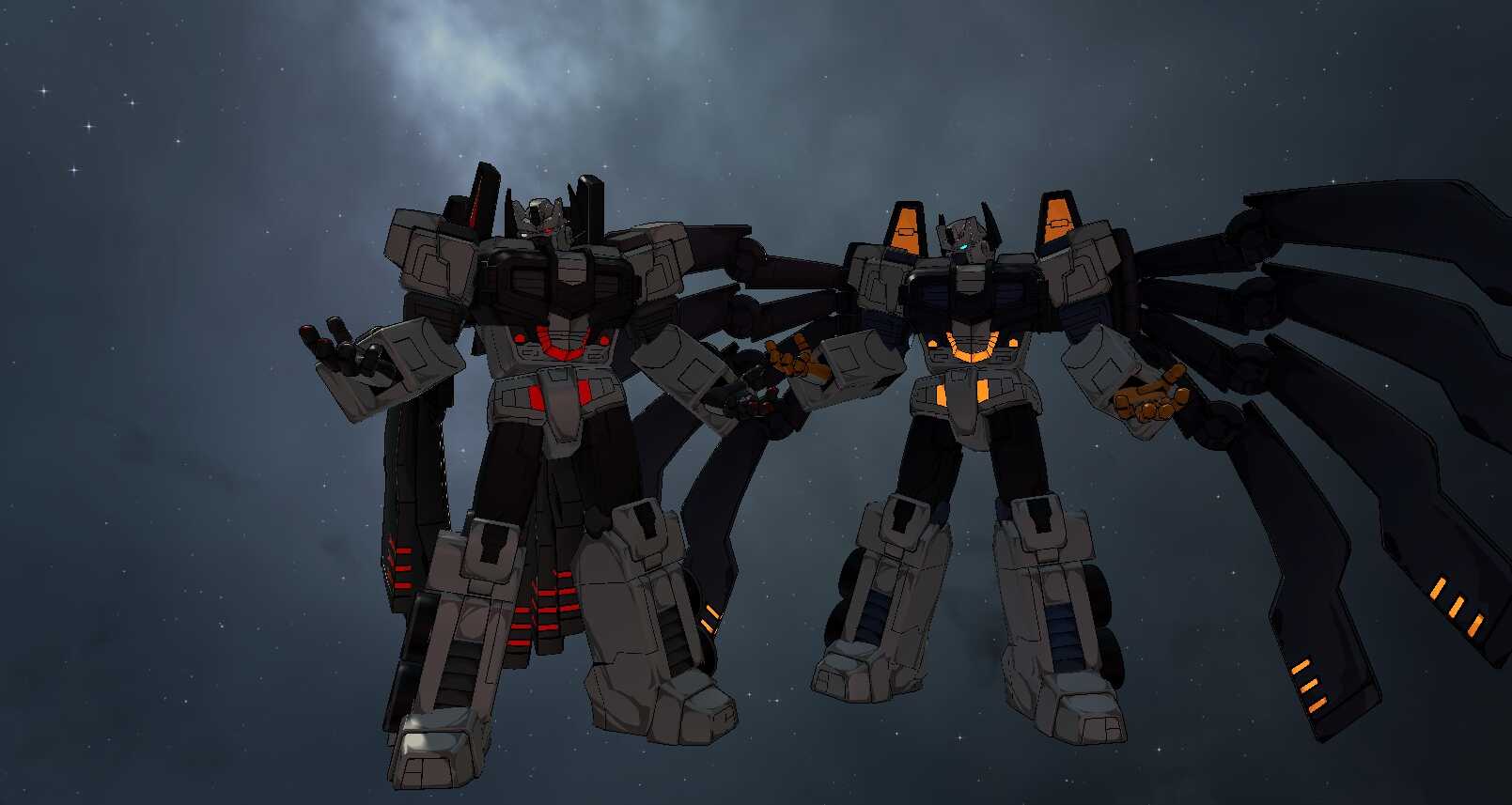 Transformers: Devastation - Nova and Nemesis Prime (Full Body, 1 Tex, Visemes, Emmission, Dynamics, Wings Fold / Color Toggles) Screenshot