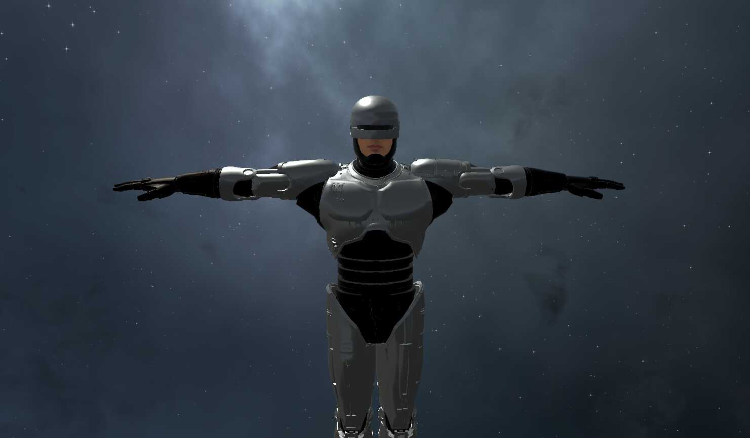 Mortal Kombat - Robocop (Fullbody, 1 Texture, Visemes) (Update: 2.0, fixed weightpaint issues) Screenshot