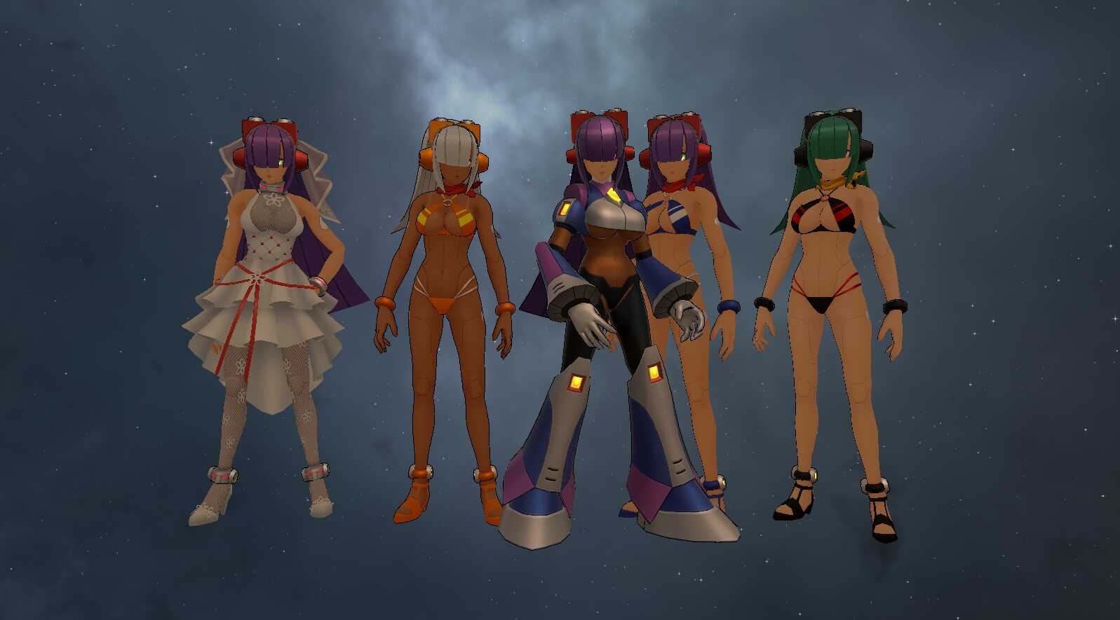 Mega Man X - Layer (5 Outfits, Full Body, Visemes, Emmission, 31K polys, Dynamic Bones) Screenshot
