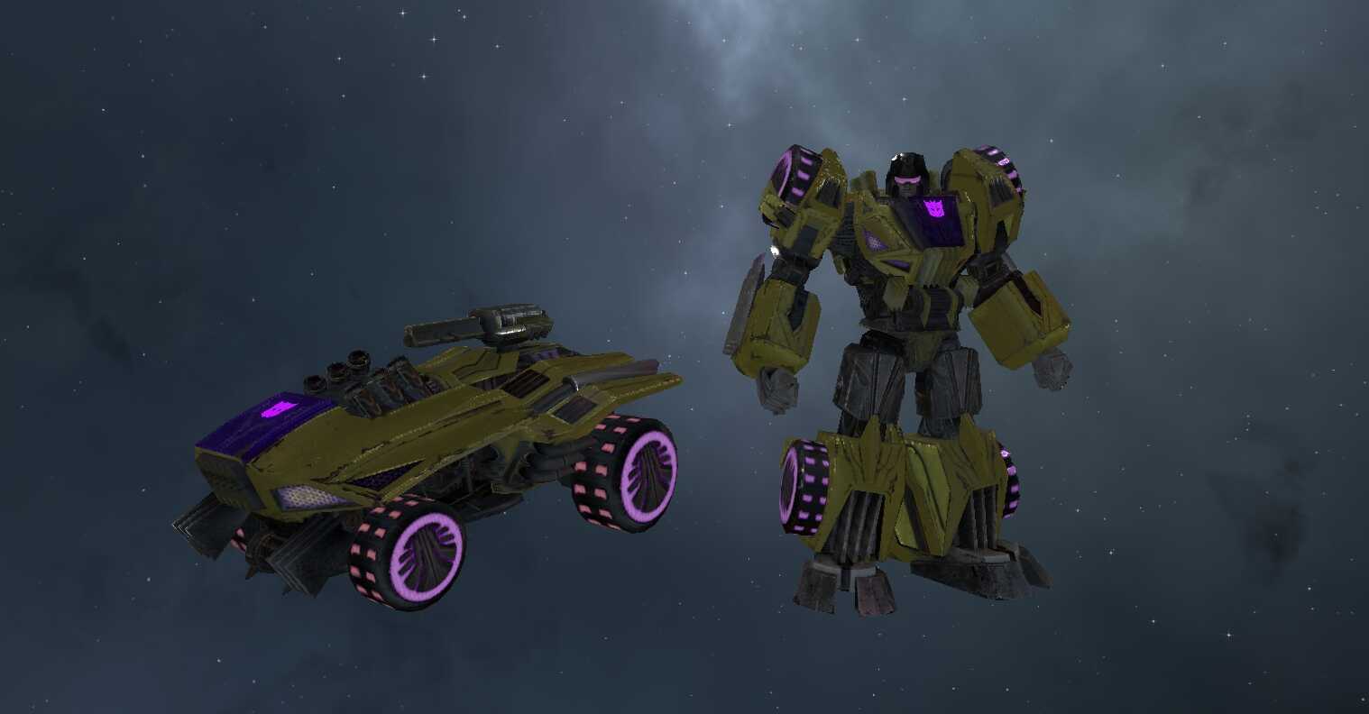 Transformers: Fall Of Cybertron - Swindle (Visemes, Full Body, 2 Textures, Emmission, Transformation, Avatar 3.0) Screenshot
