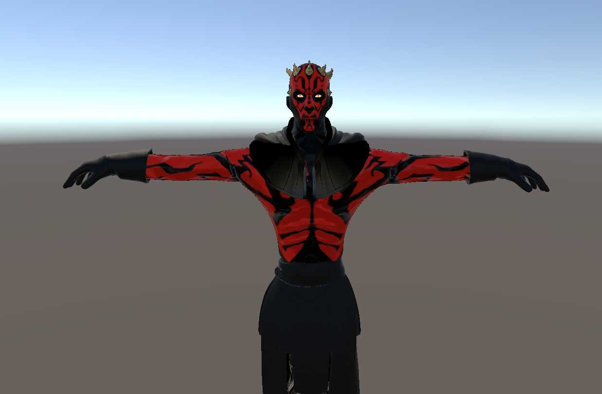 Star Wars Rebels - Darth Maul (Fullbody, Eye Tracking, Visemes, Lightsaber) Screenshot