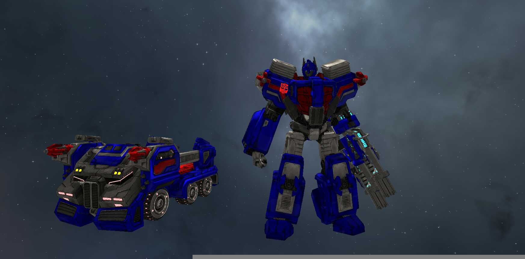 Transformers: Fall Of Cybertron - Ultra Magnus (Visemes, Full Body, 1 Texture, Emmission, Transformation, Weapon Toggles) Screenshot