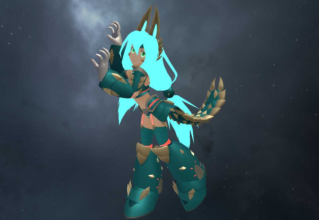 Mega Man X Dive - Zinogre Iris Screenshot