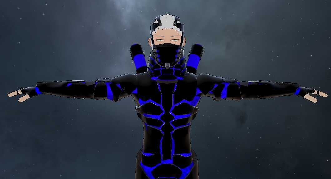 My Hero Academia: Heroes Rising - Nine (Full Body, Visemes, Eye Tracking, 1 Texture, Dynamic Bones) Screenshot
