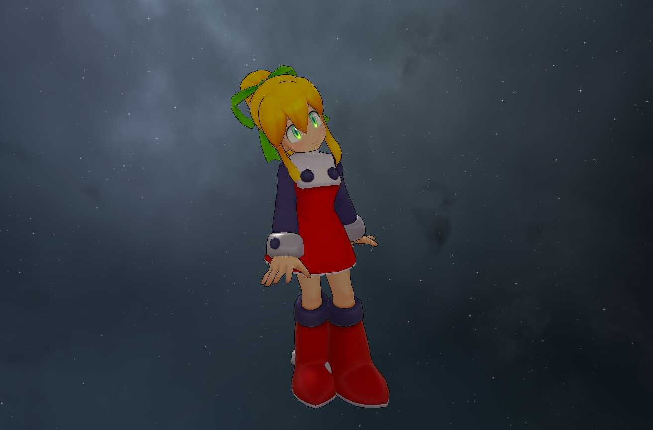 Mega Man - Roll (Full Body, Broom Toggle, 2 Textures, Visemes, Emmission, Dynamic Bones) Screenshot