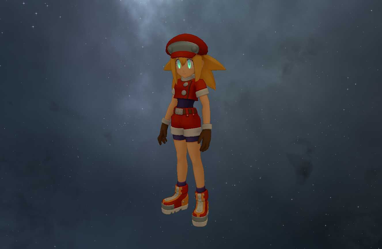 Mega Man Legends -Roll Casket (Full Body, Visemes, Emmission, Pencil and Note Pad Toggles) Screenshot