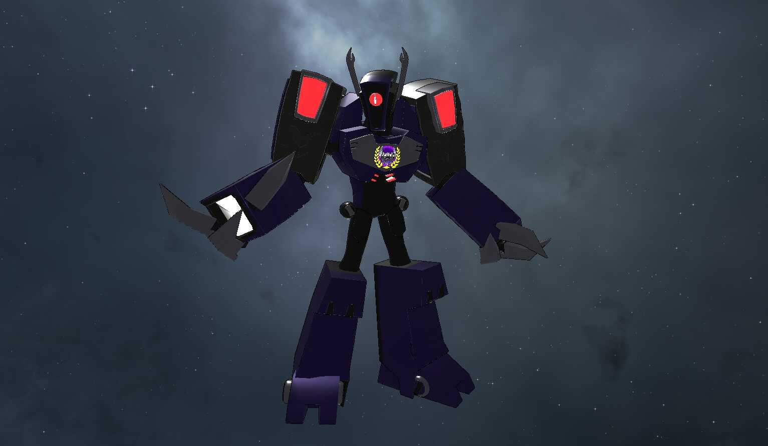 Transformers: Animated - Shockwave (Eye Tracking, Full Body, 1 Texture, Emmission) Screenshot