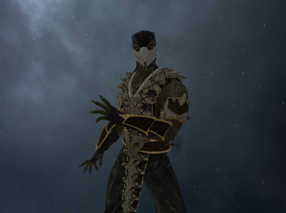 Mortal Kombat - Reptile (Fullbody, 1 Texture, Eye Tracking, Dynamic Bones) Screenshot