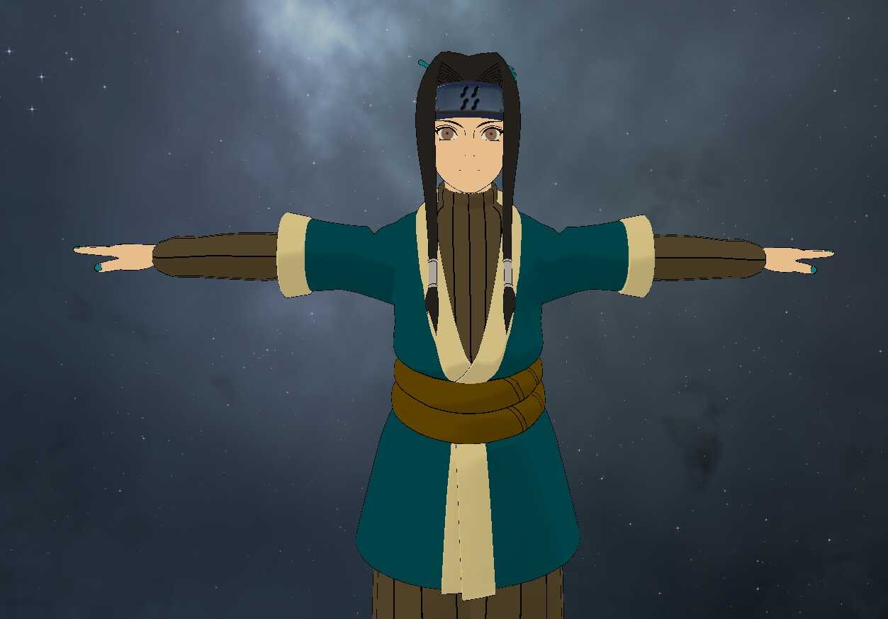 Naruto: Shinobi Striker - Haku (Fullbody, Visemes, Dynamic Bones, 1 Texture) Screenshot