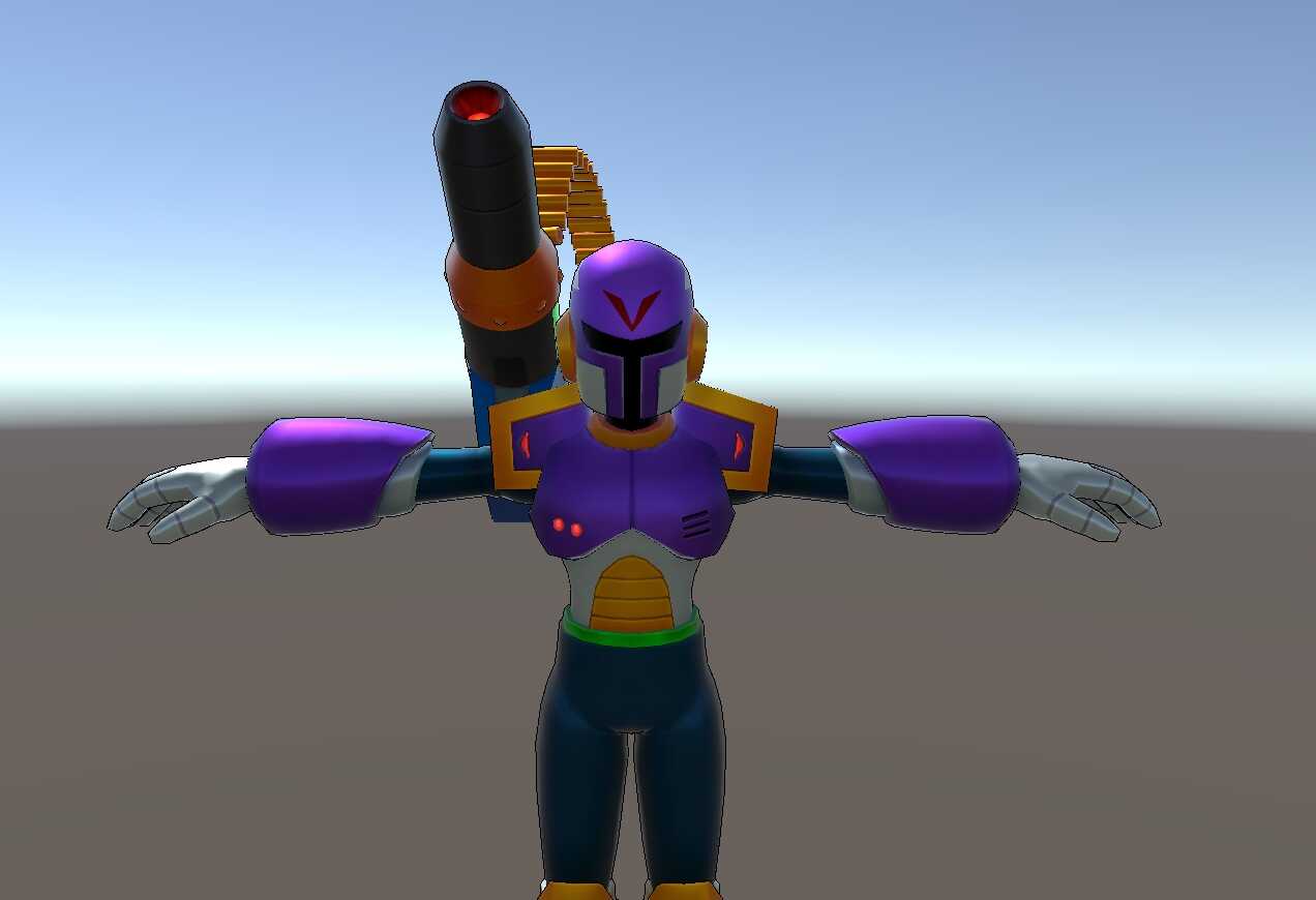 Megaman X - Vile (Full Body, Dynamic Bones) Screenshot