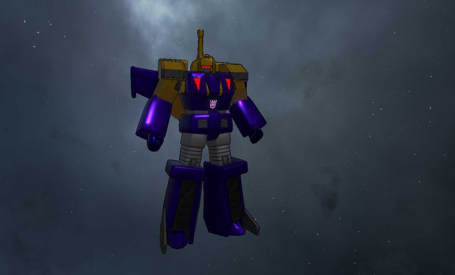 Transformers - Blitzwing (Fullbody, Transforms, Visemes, Dynamic Bones, 1 Texture, Emmission Map) (Avatar 3.0) Screenshot