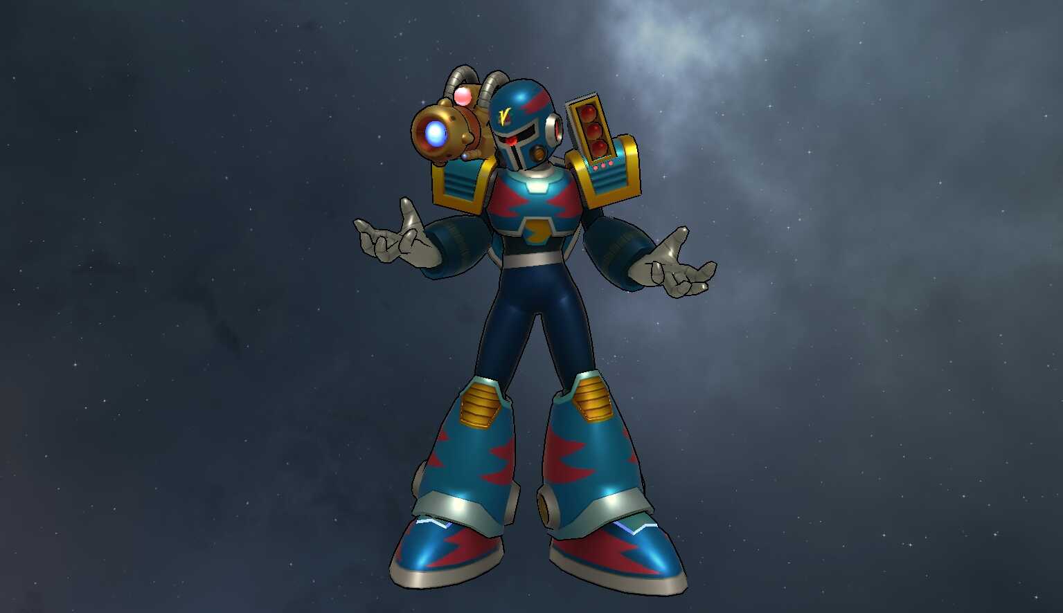 Megaman X - Vile MK2 (Full Body, 1 Texture, Eye Tracking, Emmission, Shield Toggle) Screenshot