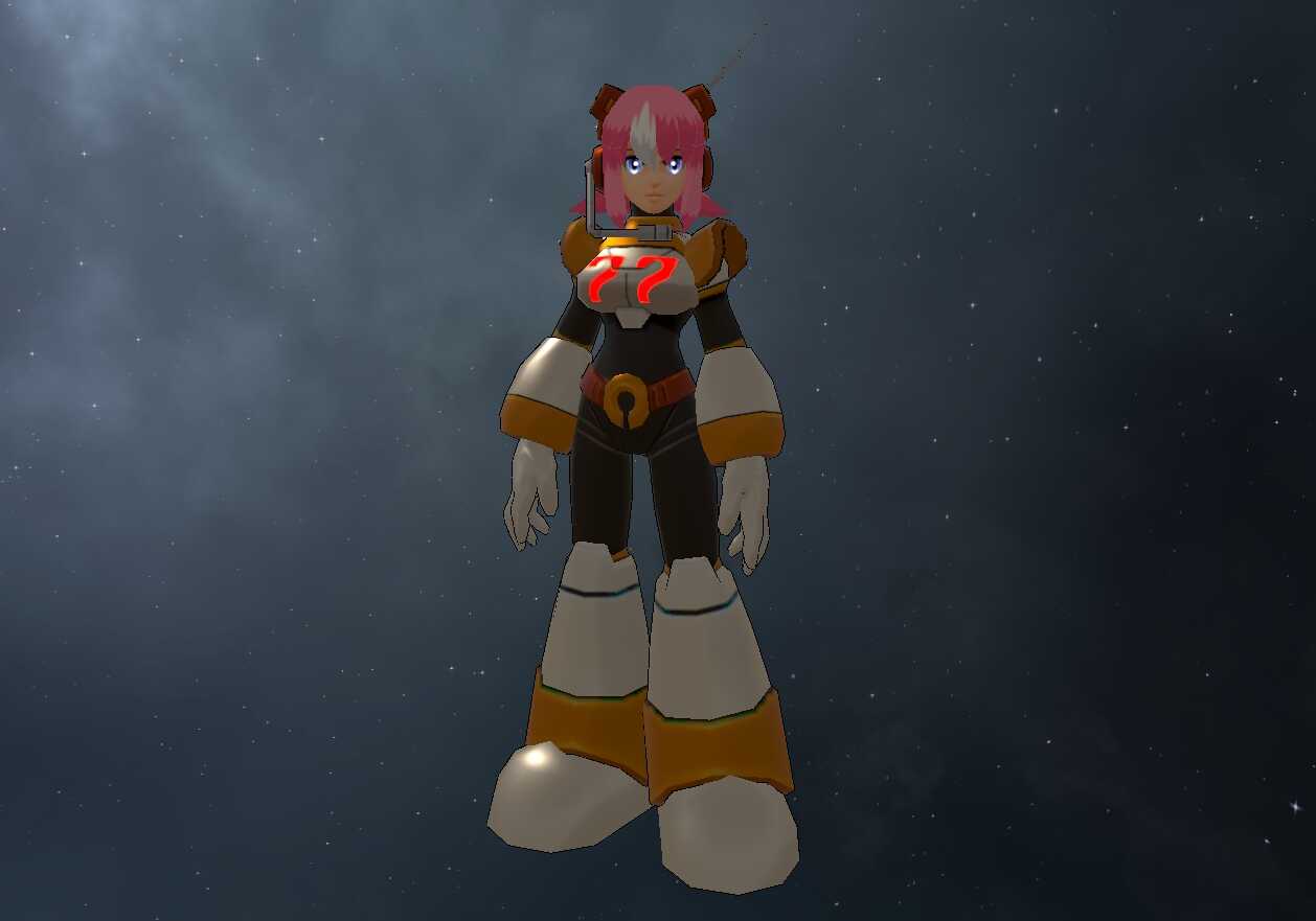 Mega Man X Command Mission - Nana (1 Texture, Full Body, Visemes, Emmission, Dynamic Bones) (3k Polys) Screenshot