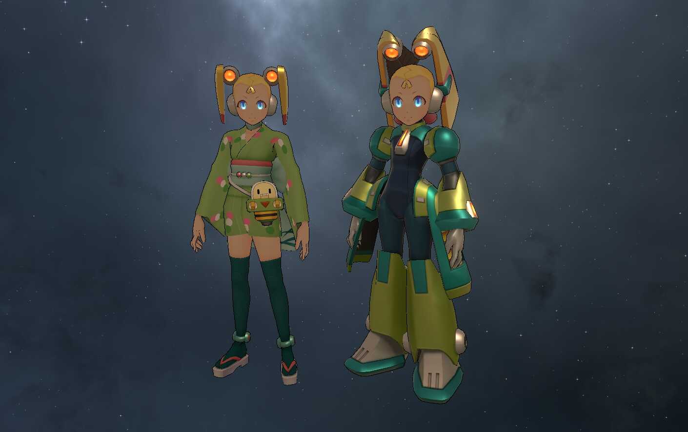Mega Man X - Pallette (2 Outfits, Full Body, Visemes, 1 Texture, Emmission, Dynamic Bones) Screenshot