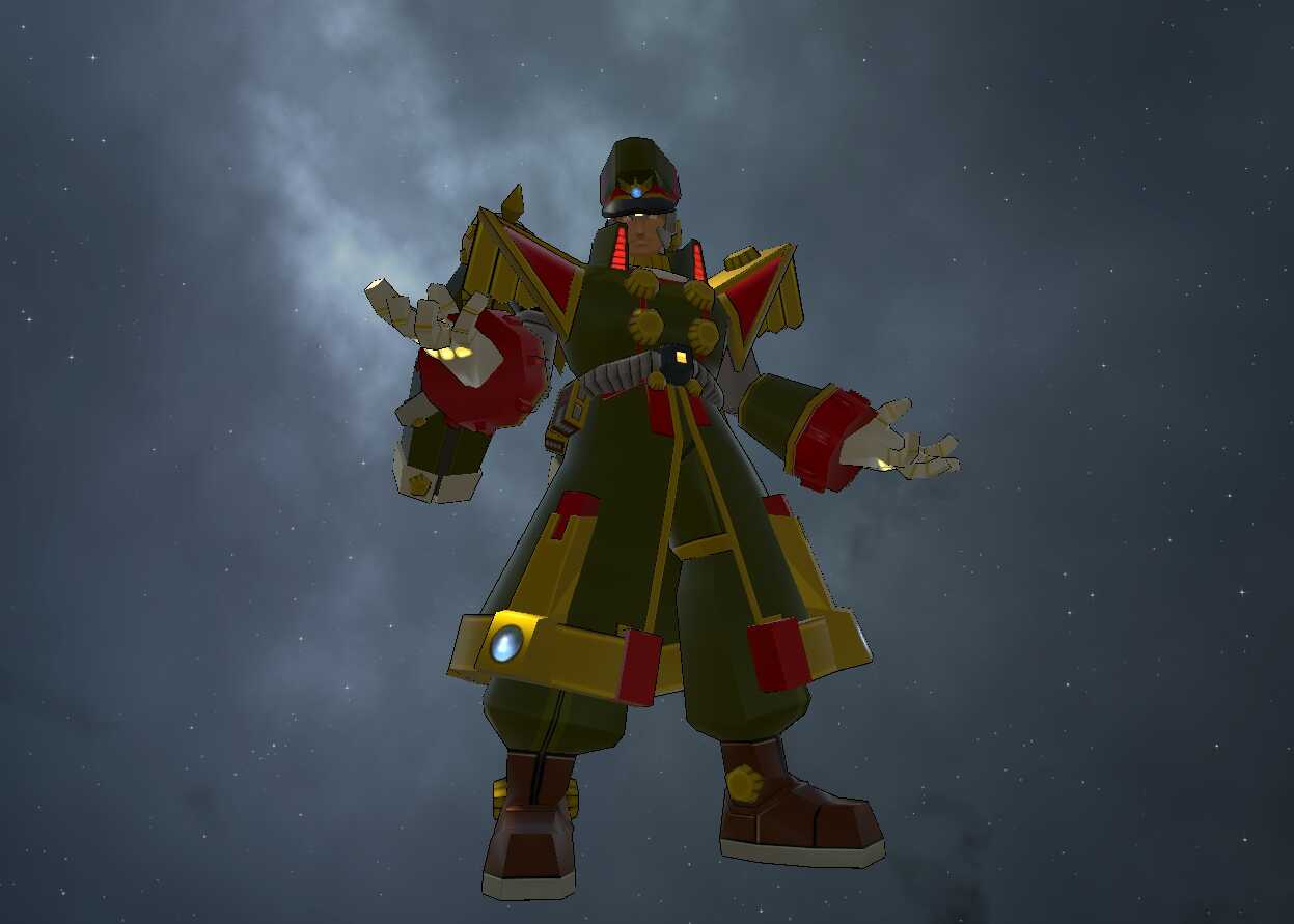 Mega Man X Command Mission -  Colonel Redips (1 Texture, Full Body, Visemes, Emmission, Dynamic Bones, Weapon Toggle) Screenshot