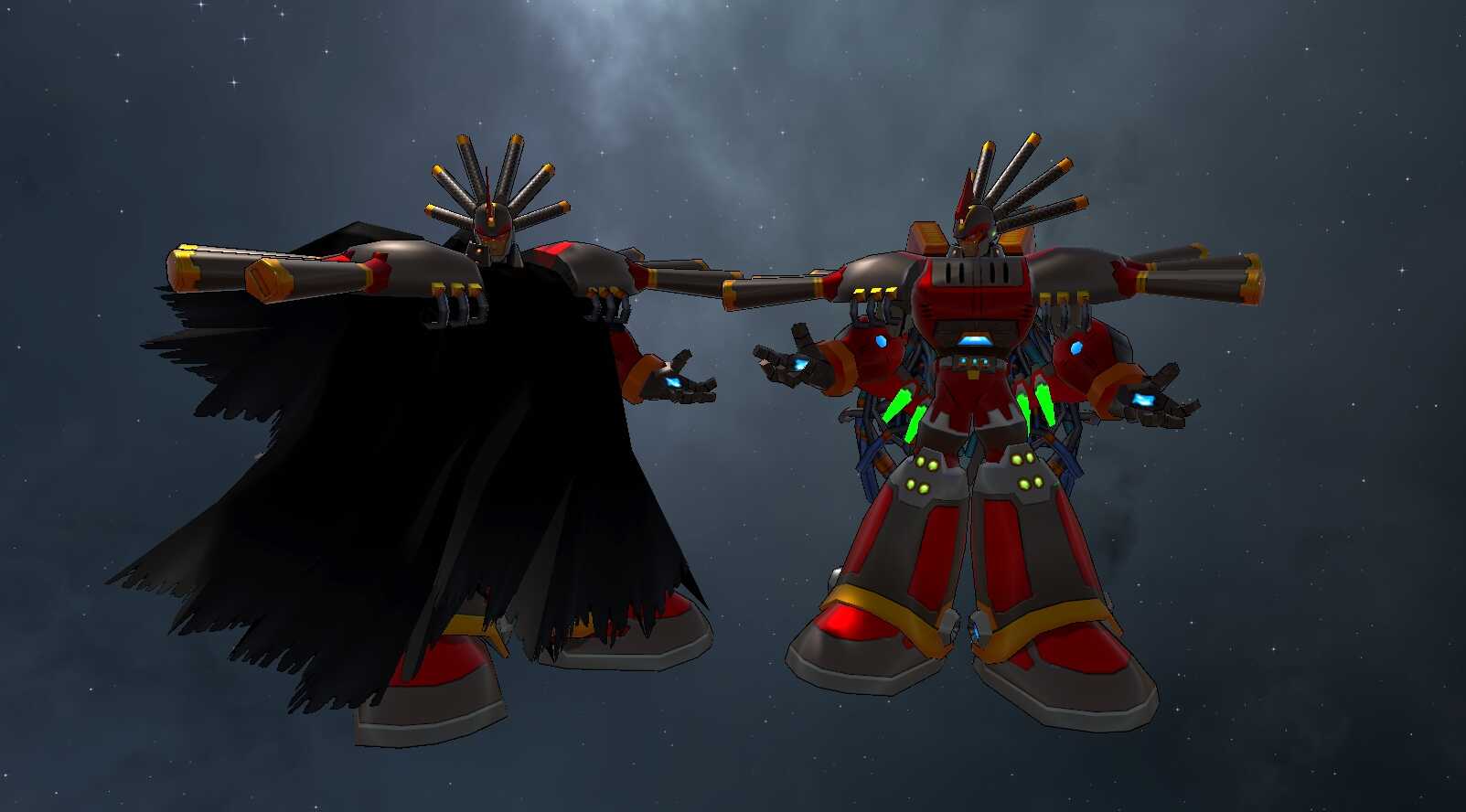 Mega Man X Command Mission - Epsilon (2 textures, Full Body, Visemes, Emmission, Form Changes) Screenshot
