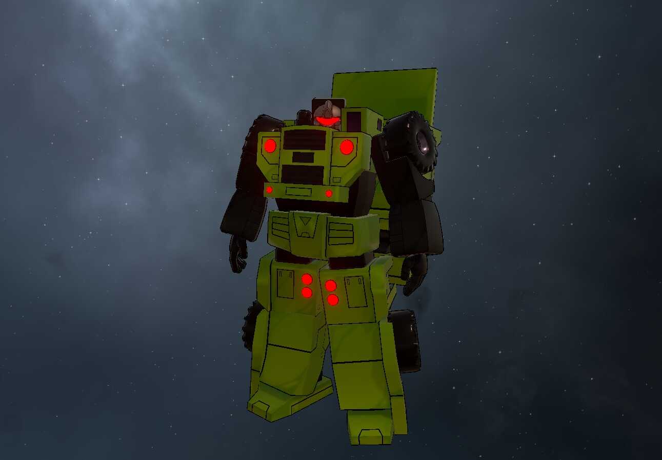 Transformers - Longhaul (Fullbody, Transforms, Visemes, Dynamic Bones, 1 Texture, Emmission Map) (Avatar 3.0) Screenshot