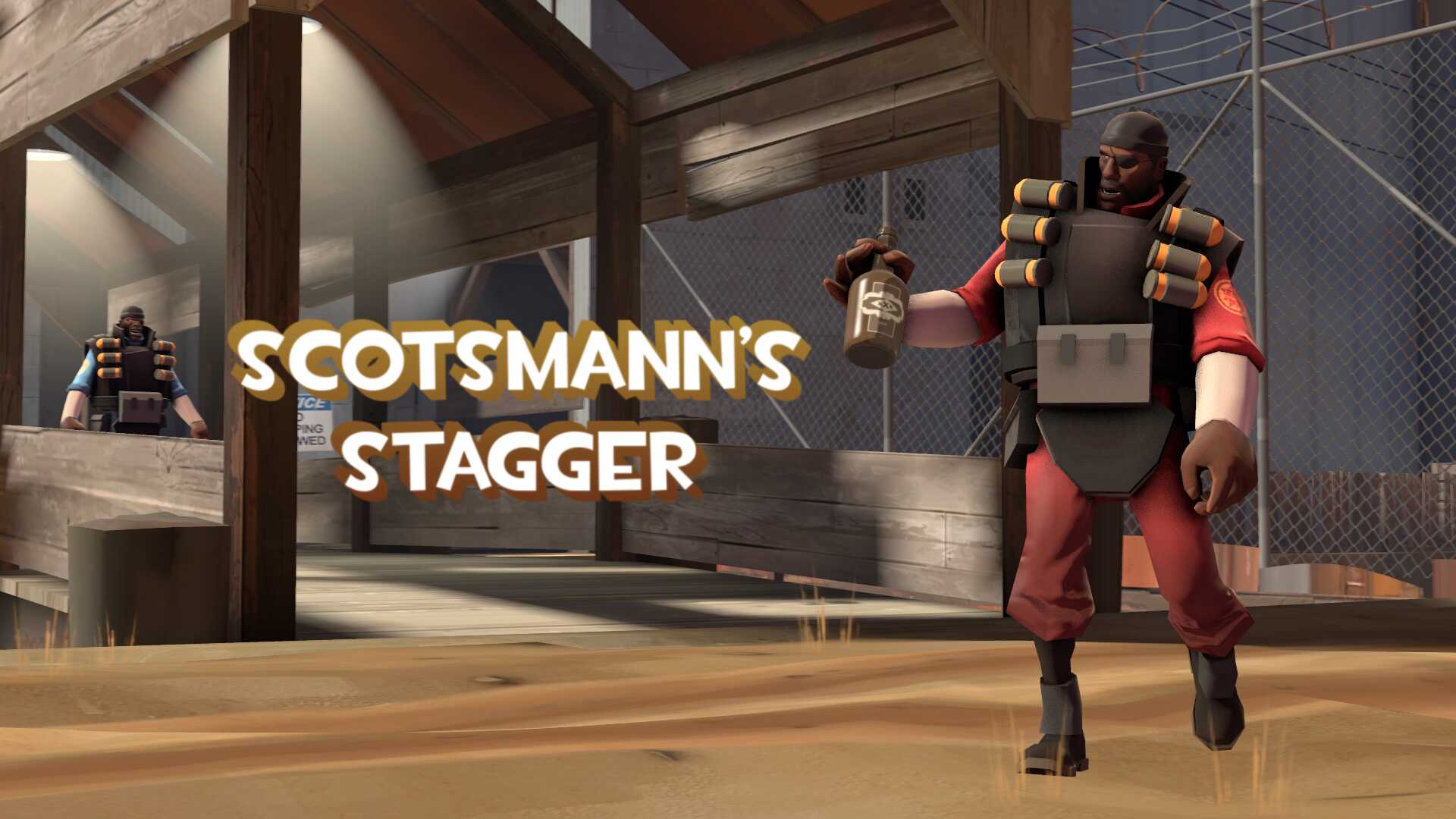 THE SCOTMANN'S STAGGER TAUNT/EMOTE FROM THE GAME TEAM FORTRESS 2 Screenshot