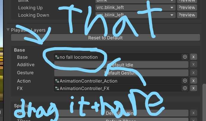 Disable 3.0 avatar falling animation Screenshot