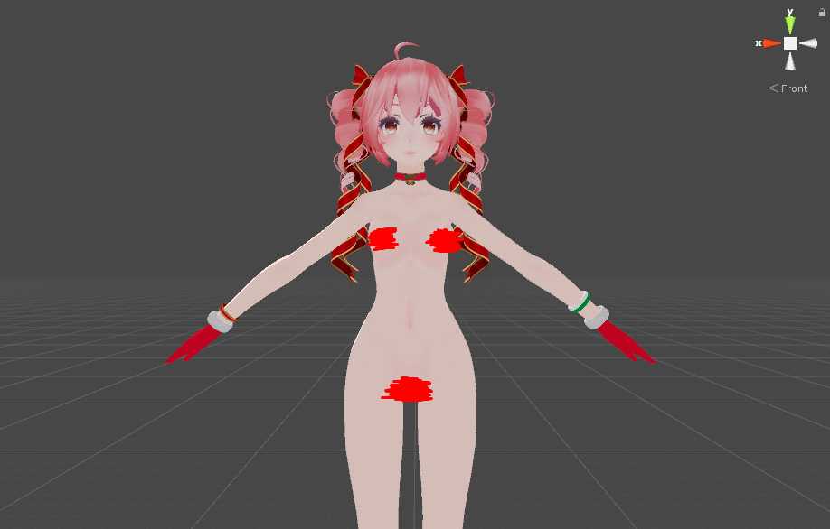 Christmas/Nude Teto (dynamics, visemes, gestures) Screenshot