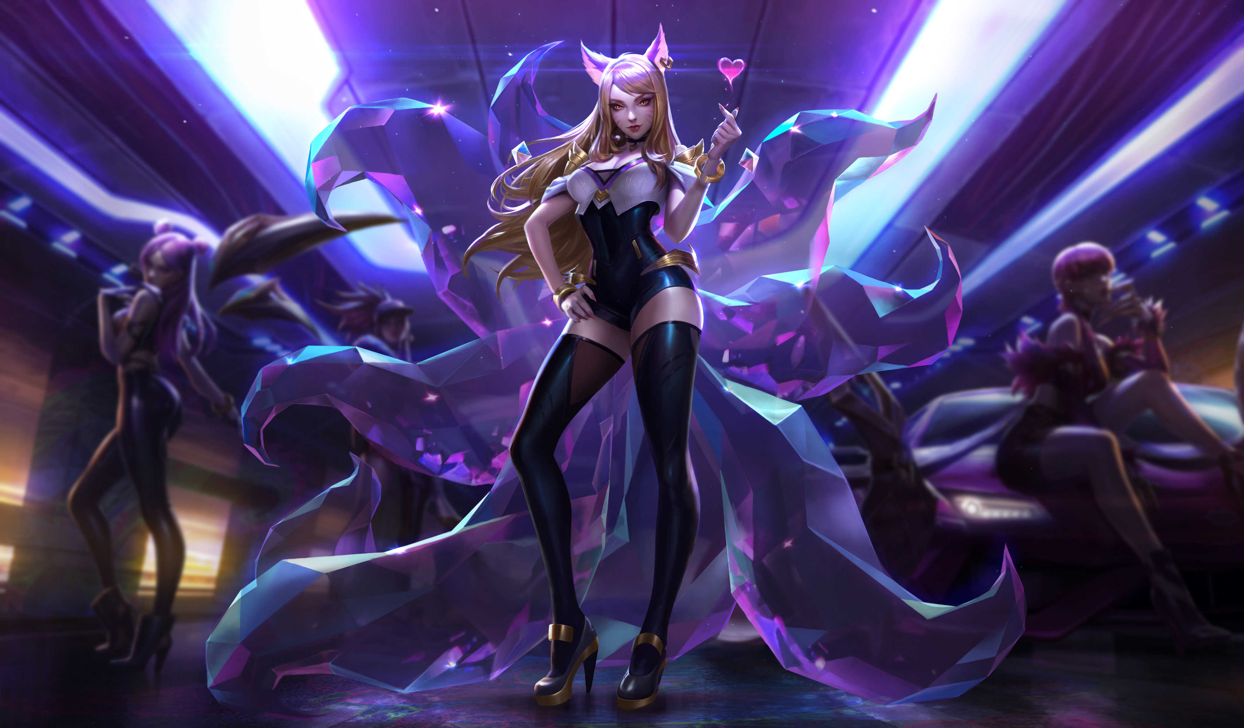 K/DA Ahri UPDATE (6.6K, Dynamics, Eye tracking) Screenshot