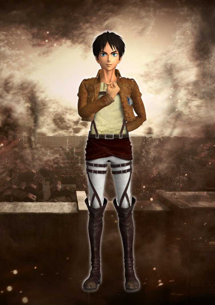 Eren Yaeger (53k polygons, custom emotes) Screenshot