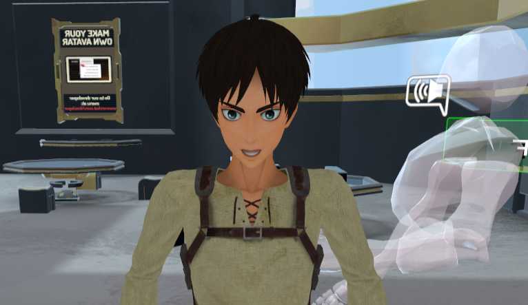 Eren Yaeger (53k polygons, custom emotes) Screenshot