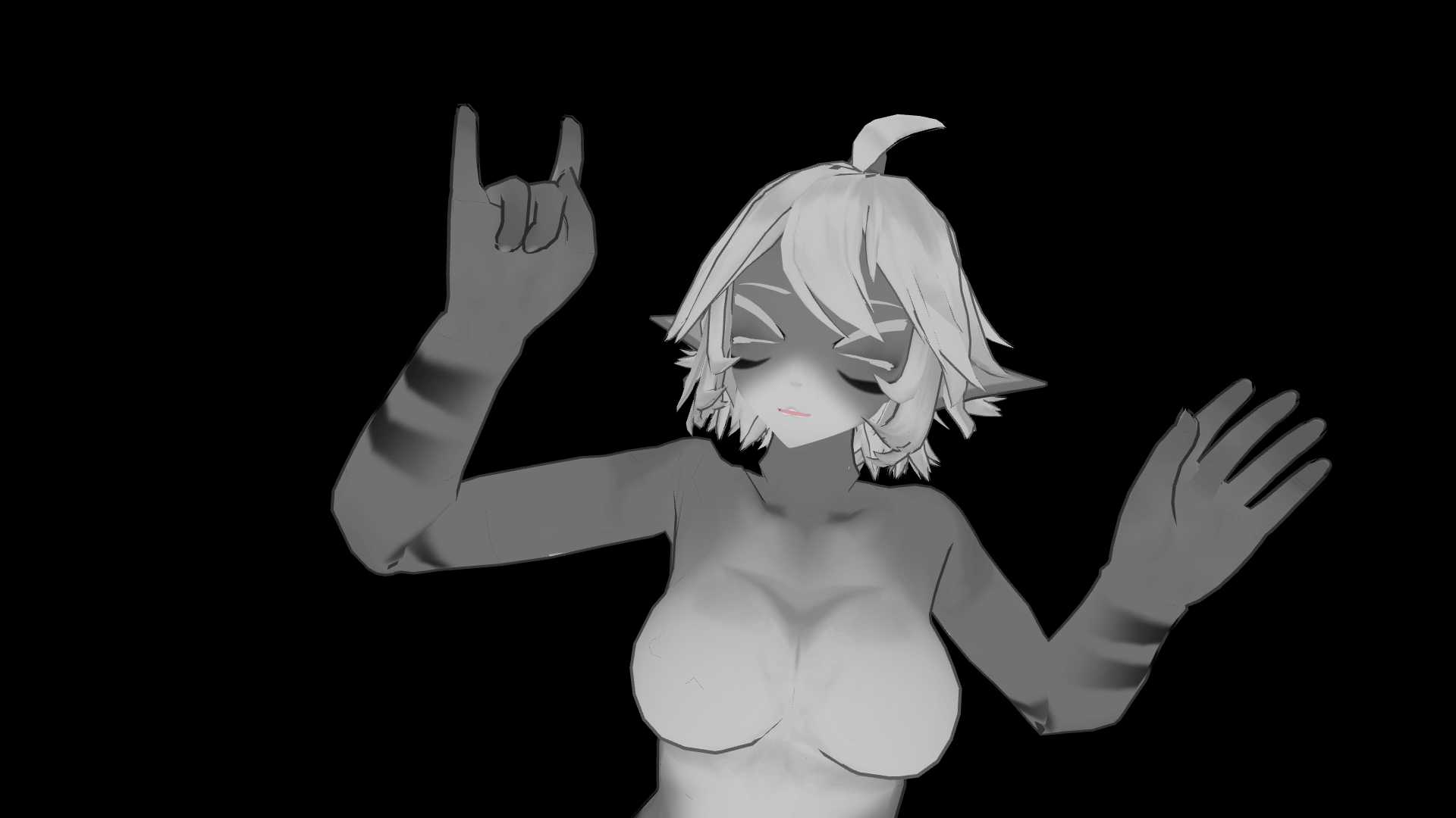 Shariki (23k polygons, Emotes, Facials, Dynamic Bones) Screenshot