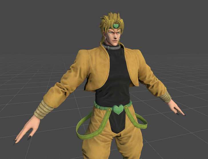 [LEG FIXED UPDATE] Jump Force - DIO 58K poly Screenshot