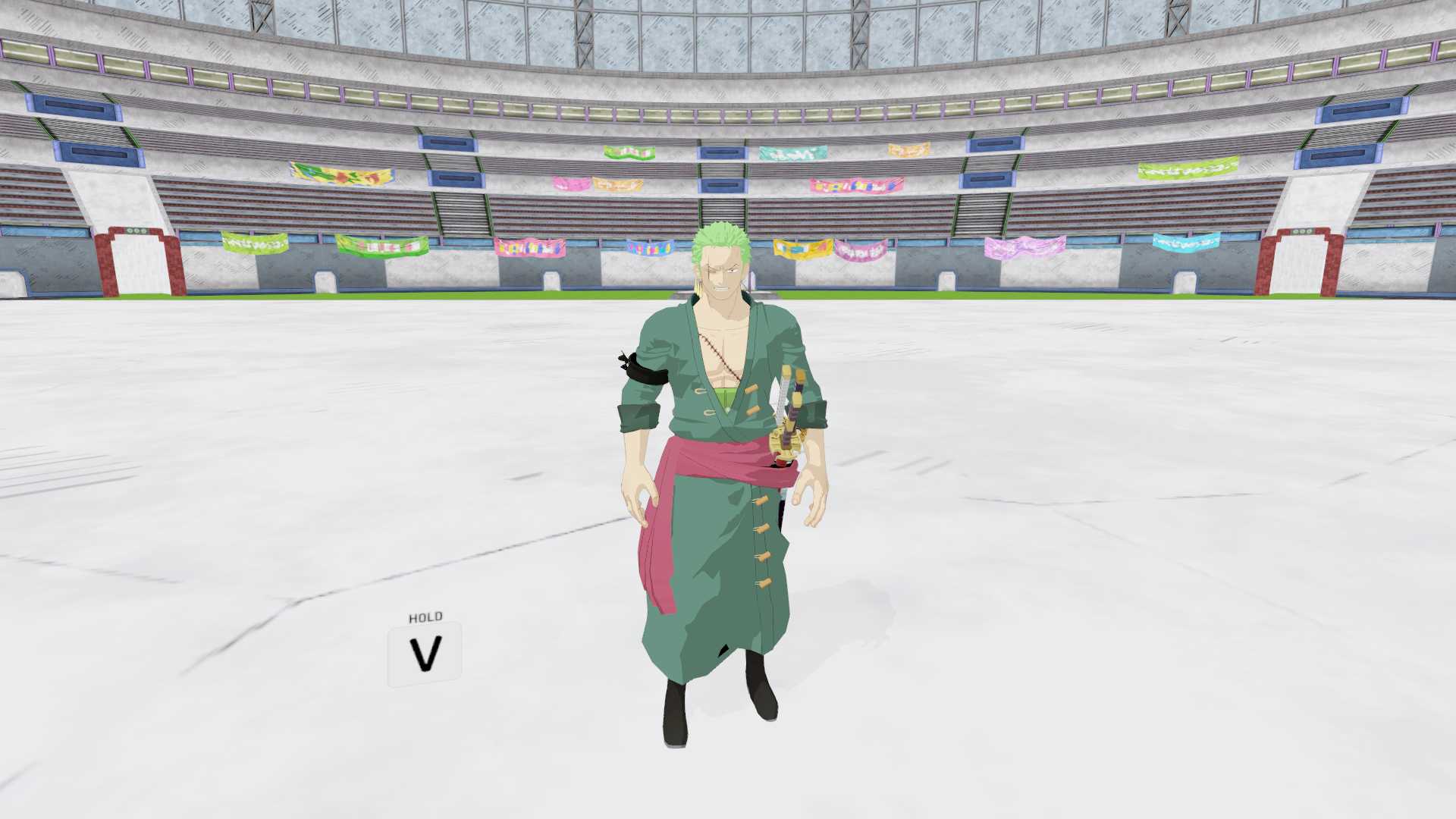 Roronoa Zoro (Bandana Mode, Dynamics and emotes) Screenshot