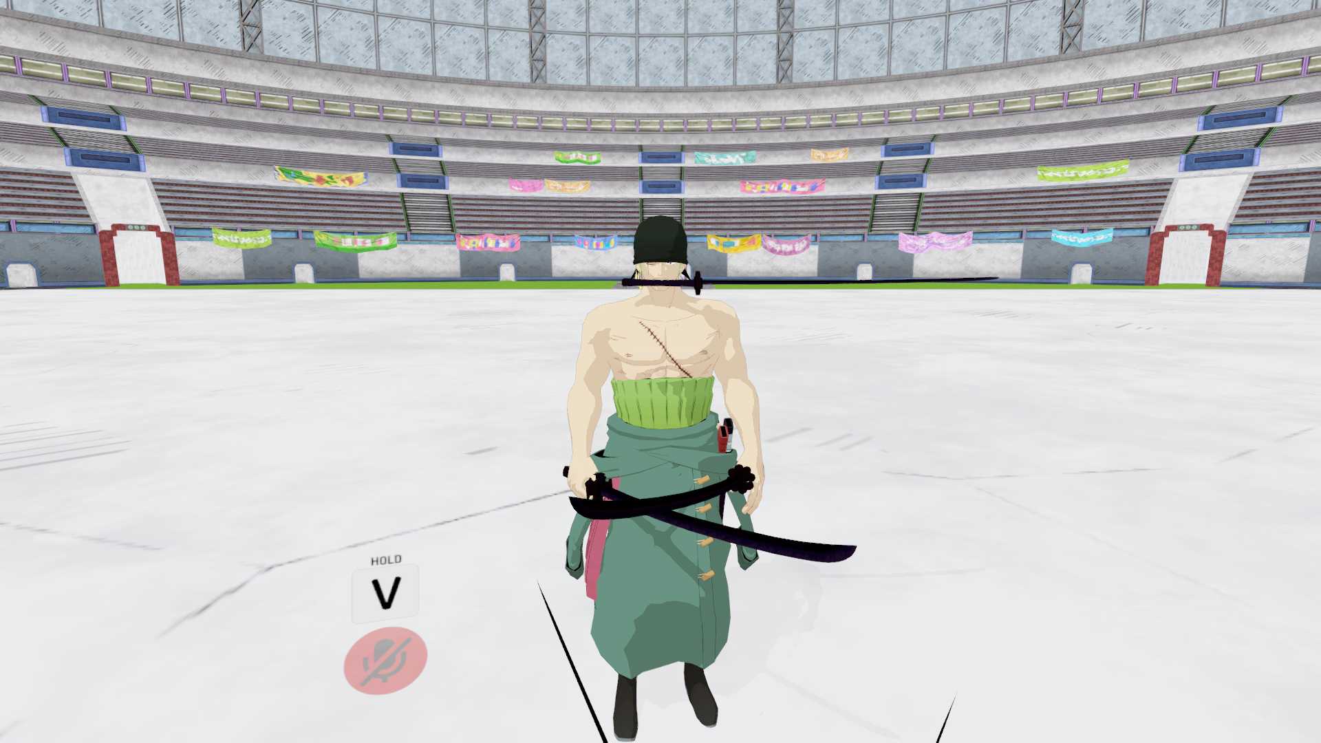 Roronoa Zoro (Bandana Mode, Dynamics and emotes) Screenshot